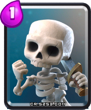 皇室戰(zhàn)爭(zhēng)骷髏兵（Skeletons）詳細(xì)數(shù)據(jù)！骷髏兵升級(jí)所需金幣卡數(shù)