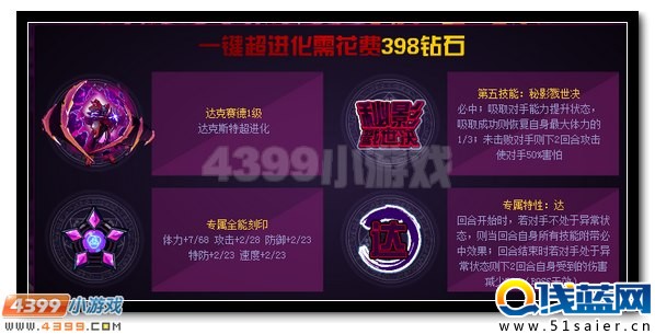 賽爾號達克賽德 達克斯特超進化