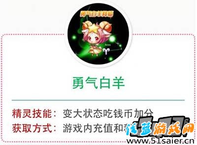 天天酷跑勇氣白羊技能