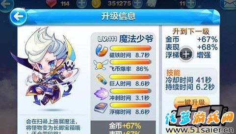 天天酷跑魔法少爺