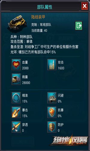裝甲戰(zhàn)爭(zhēng)猛獸 《絕地風(fēng)暴》陸戰(zhàn)裝甲介紹