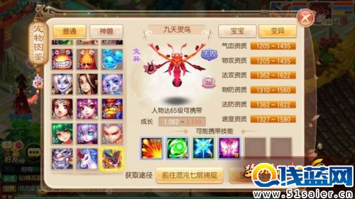 夢幻誅仙寵物 65級寵物九天靈鳥培養(yǎng)攻略