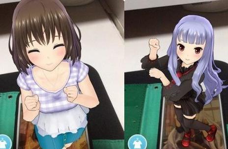 臺灣游戲《替代女友》中文版14日封測 AR模式讓女友出現在手心
