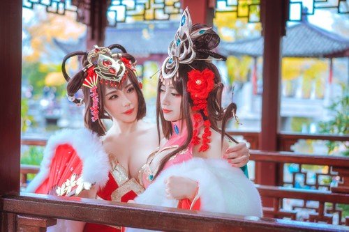 《少年三國志》美女玩家成網紅大小喬美如畫