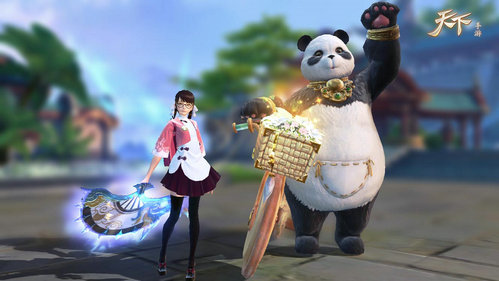胖達君火遍大荒《天下》手游勢力新服來襲！