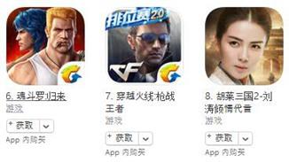 蘋果游戲 7月4日榜單：《無(wú)雙三國(guó)》進(jìn)入付費(fèi)榜前十