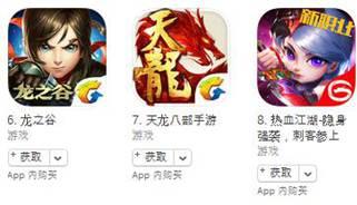 蘋果游戲 8月25日榜單：《武林豪俠傳》進入付費榜前十