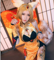 王者榮耀妲己Cos圖片  雙人絕色狐貍Cos