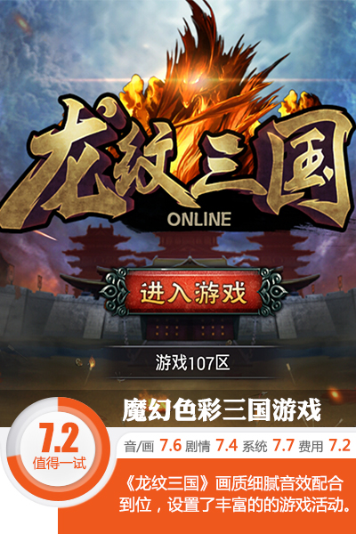 龍紋三國手游好不好玩評測