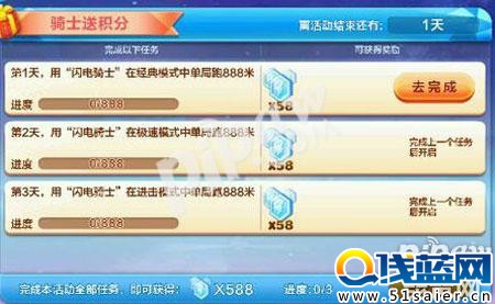天天酷跑閃電騎士或將覺醒 新款寶物將出1