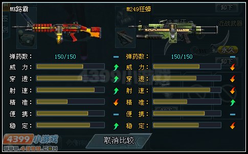 生死狙擊MK路霸和M249狂蟒武器對比