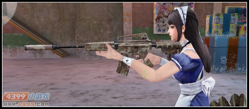 生死狙擊M4A1-S第三人稱圖