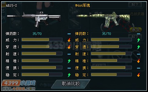 AR15-S VS M4A4軍魂