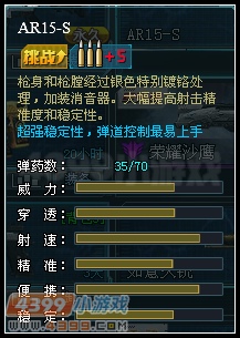 生死狙擊AR15-S屬性