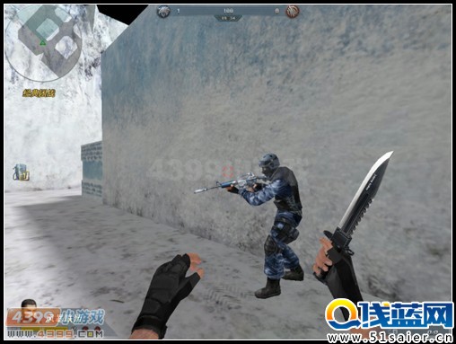 生死狙擊紀念版M4A1第三人稱手持圖