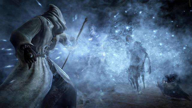 《黑暗之魂3》首个DLC演示曝光 冰天雪地中大战