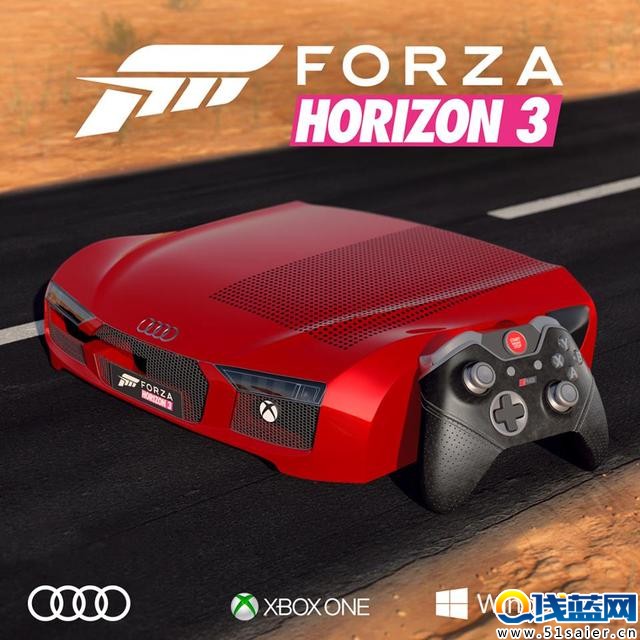 全球僅三臺！微軟公布奧迪R8版Xbox One S主機
