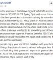 Forg1ven在facebook上發表聲明，確認下賽季將效力于H2K戰隊