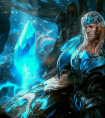 玩家自制LOL塔里克皮膚2款：其中有冰雪節限定