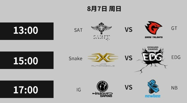 2016lpl夏季賽今日前瞻：SAT VS GT,Snake VS EDG,IG VS NB