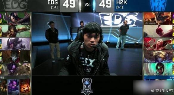 LOL S6戰報 EDG對陣H2KMouse刀妹戰勝心魔