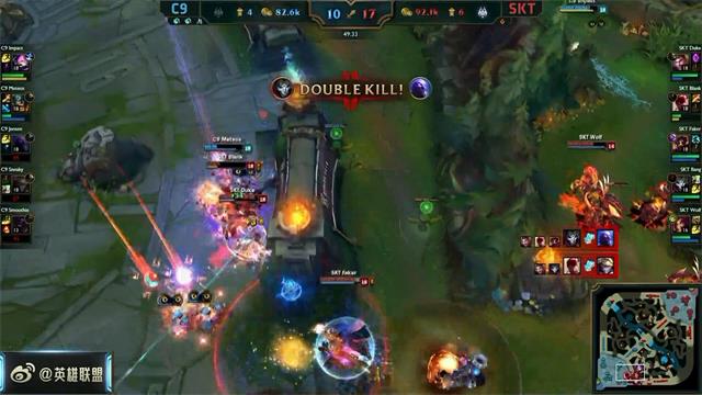 lols6 C9 vs SKT前期節(jié)奏完美 后期凱南頻頻失誤不敵SKT