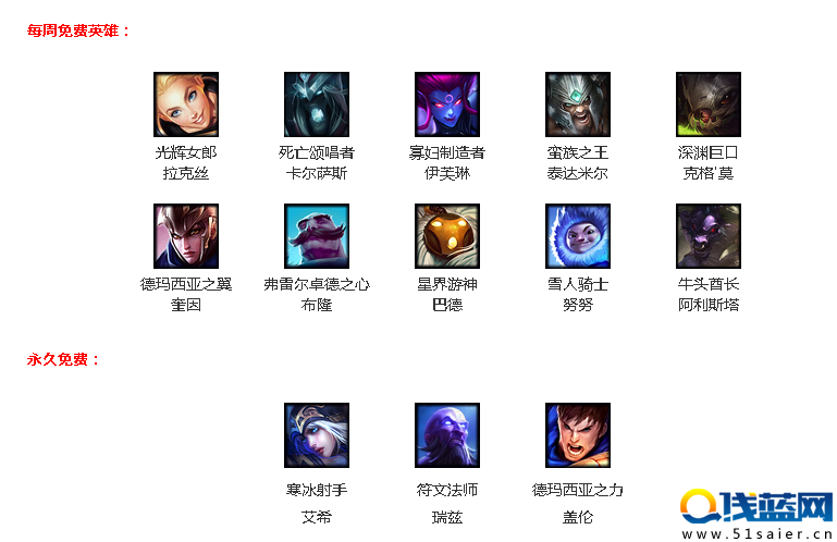 lol周免英雄：卡爾薩斯和克格莫免費(fèi)