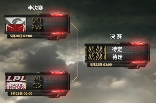 英雄聯盟2017MSI 2017MSI淘汰賽對陣出爐：WE對戰歐洲頭名G2