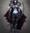 魔獸世界 魔獸玩家原創翻糖希爾瓦娜斯雕像