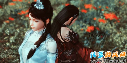 最美彼岸花:天涯明月刀雙姝美圖之《待紅顏》