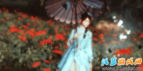 最美彼岸花:天涯明月刀雙姝美圖之《待紅顏》