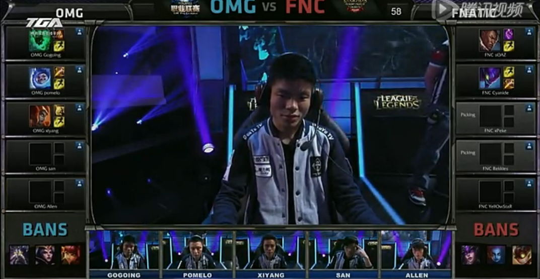 2014lol全明星賽 OMG vs Fnatic視頻