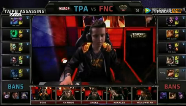 2014lol全明星賽 Fnatic vs TPA視頻