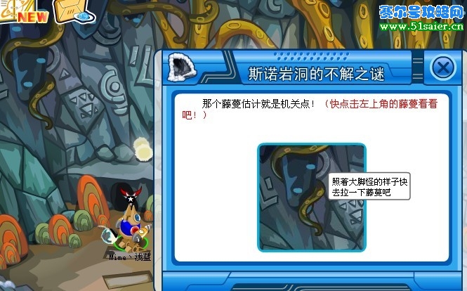 巖洞藤蔓的秘密