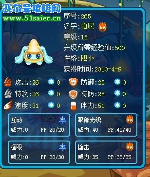 帕尼15級51血