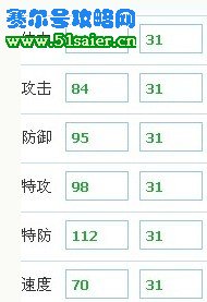 隆米爾種族值