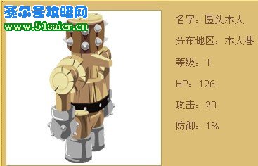圓頭木人