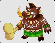 摩爾莊園重新挑戰(zhàn)野豬王鯰魚怪獲得新寶貝 藍(lán)龍爪披風(fēng)紅龍爪披風(fēng)