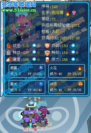 妮洛娜滿個體發光圖