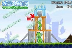 憤怒的小鳥1-5關攻略 憤怒的小鳥攻略