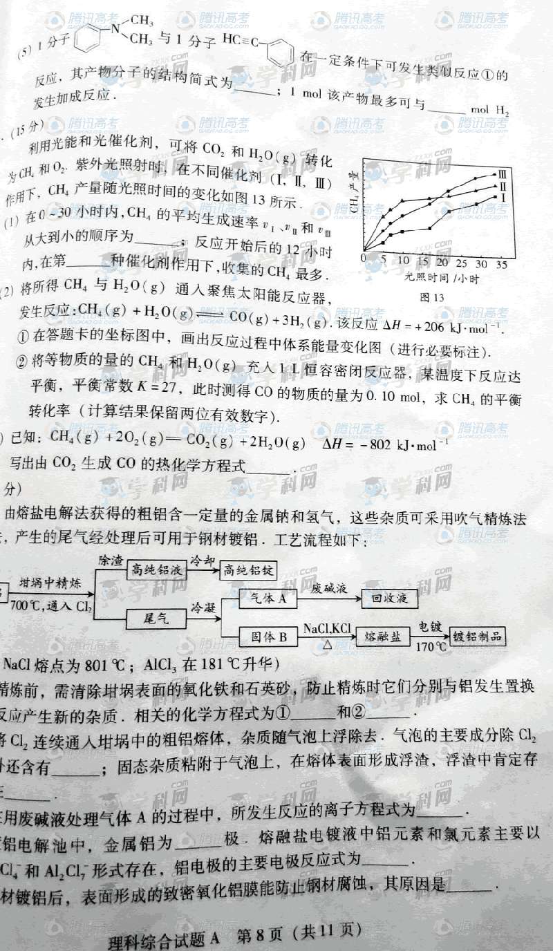 2011廣東高考理綜試題