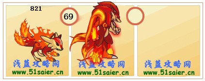 九尾火狐進化圖