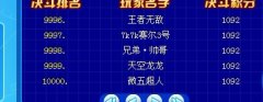 賽爾號圣地擂臺排名怪異現(xiàn)象