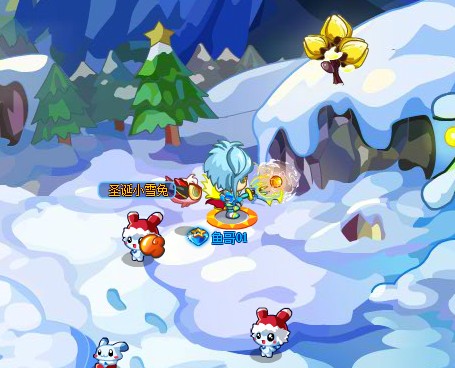 奧拉星圣誕小雪兔