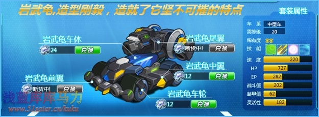 庫庫馬力巖武龜