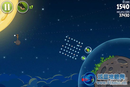 《憤怒的小鳥太空版》金蛋位置與過關攻略