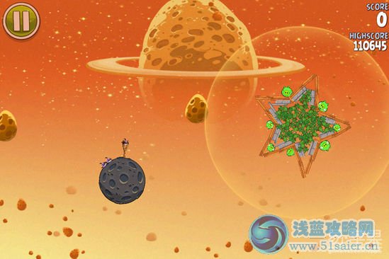《憤怒的小鳥太空版》金蛋位置與過關攻略