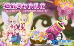 小花仙燃放周年慶禮花活動