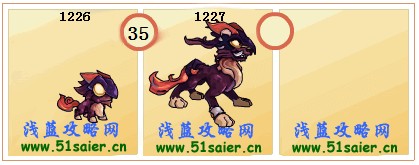 賽爾號(hào)瑞格-加瑞爾進(jìn)化圖