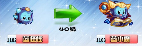 奧拉星藍怪怪-藍小魔
